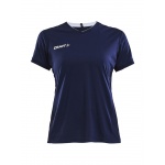 Craft Sport-Shirt Progress Practise (100% Polyester) navyblau Damen